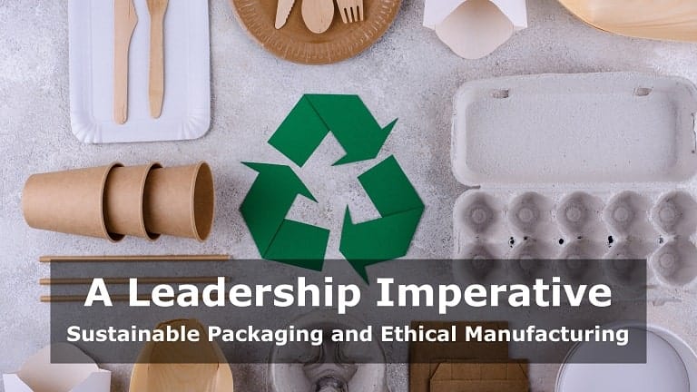 A collection of innovative, eco-friendly sustainable packaging materials for consumer packaged goods (CPG), including recycled plastics and compostable pouches.