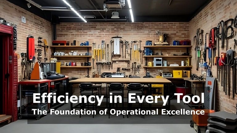 Well-organized tool room
