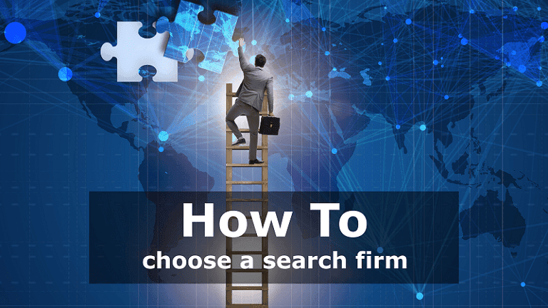 how to choose a search firm