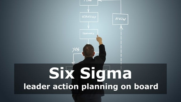 A close-up of a Six Sigma leader's hands sketching a simple and effective process flow on a clean whiteboard, demonstrating a bias for action and a focus on clarity over complexity.