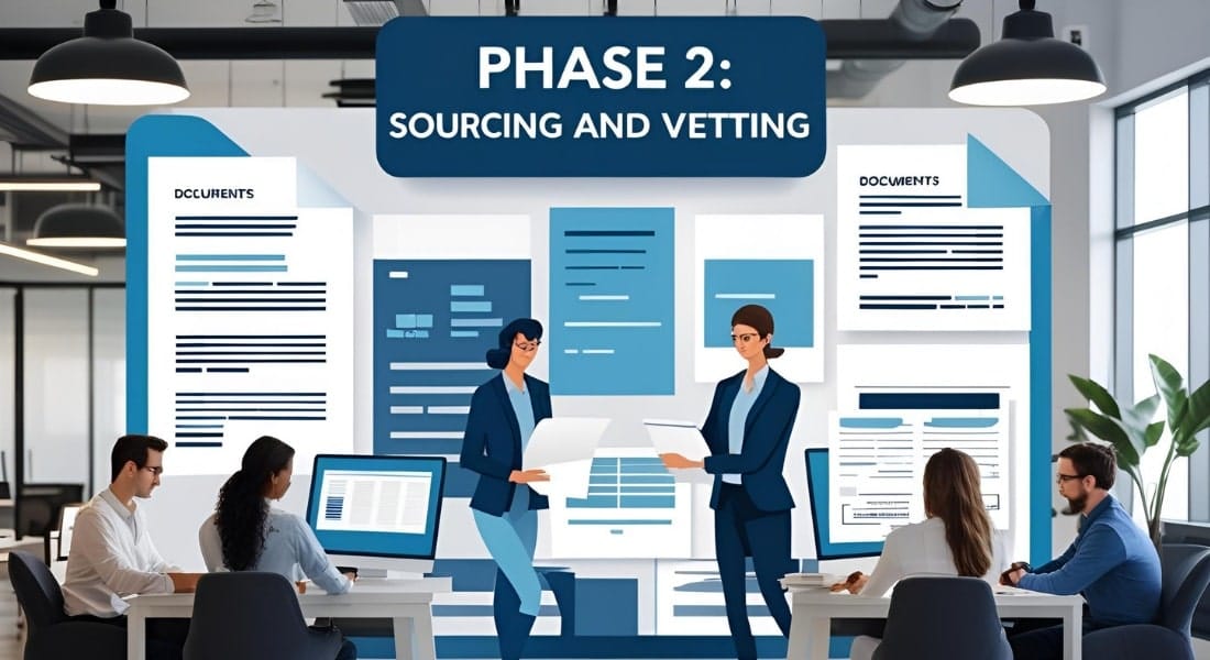 Phase 2 Sourcing and Vetting (Weeks 3–8)