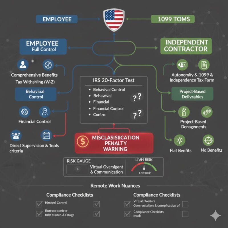 Employee Vs Contractor Remote Executives Classification