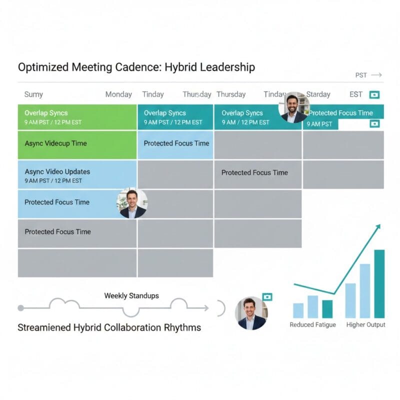 Optimizing Hybrid Leadership Meeting Cadence