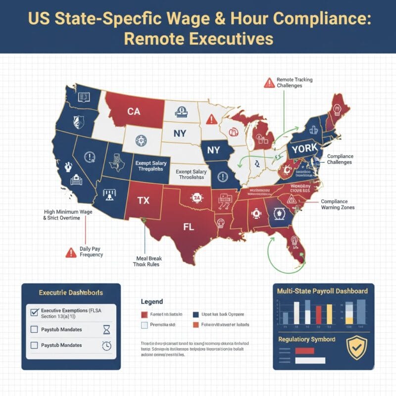 State Specific Wage Hour Compliance Remote Execs