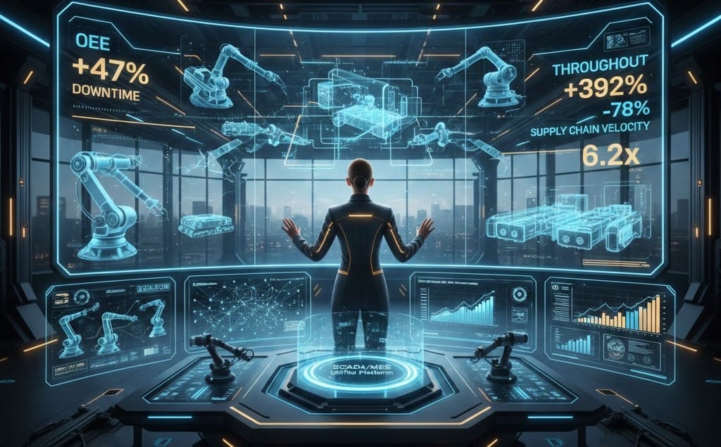 Chief Automation Officer commanding Industry 4.0 transformation in manufacturing and logistics through integrated robotics, AI orchestration, and digital twin optimization driving operational excellence.