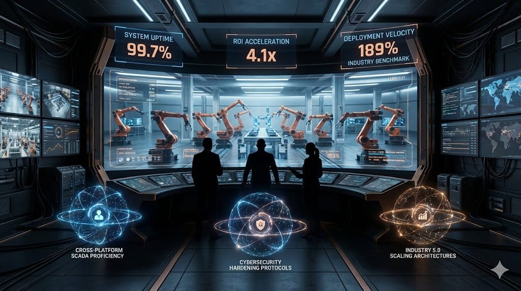 Strategic executive search targeting C-suite automation leaders who orchestrate cobotic deployments, SCADA integrations, and Industry 5.0 transformations for robotics enterprises.