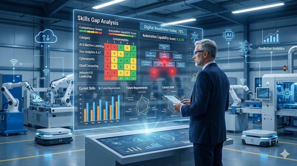 Mapping Skills Gaps for Digital Manufacturing Leaders