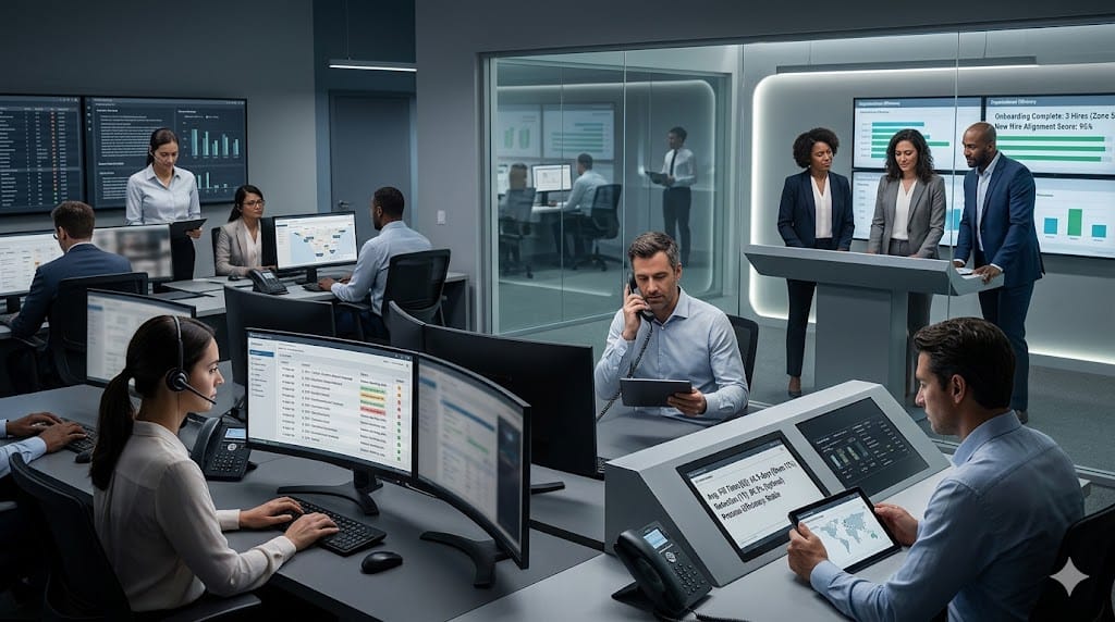 A team managing secure executive search processes with visible improvements in success outcomes, illustrating the return on confidentiality