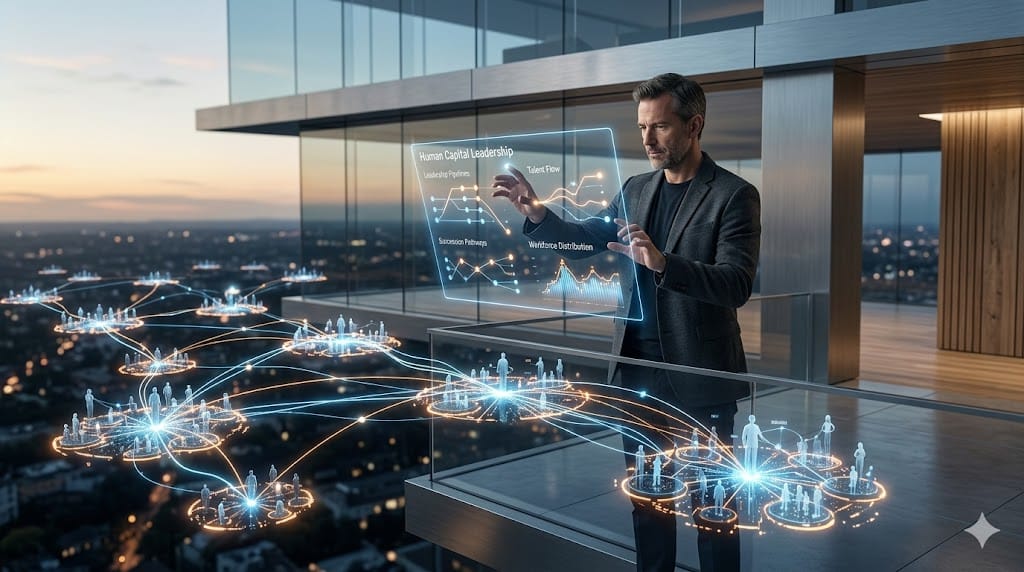 Private equity CHRO shaping human capital strategy across portfolio companies through dynamic talent and workforce visualization