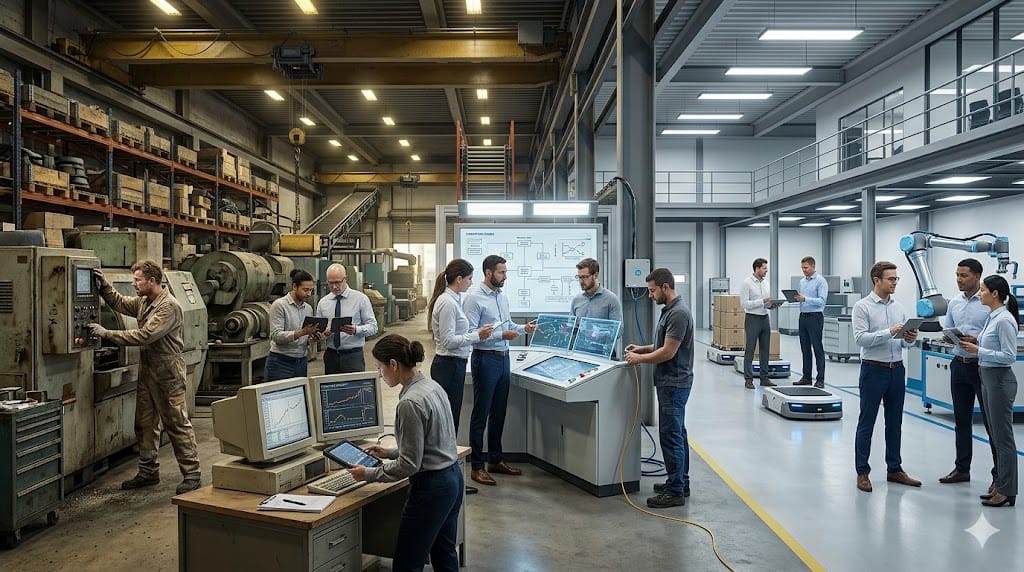 A team responding to a pivotal business moment with aligned action, illustrating the urgency and context behind a strategic role