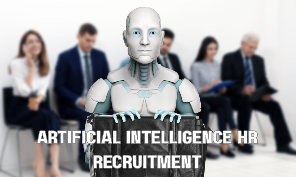 Artificial intelligence technology assisting HR professionals with executive recruitment decisions.