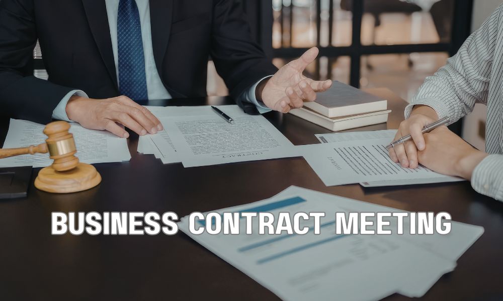 Business Contract Meeting
