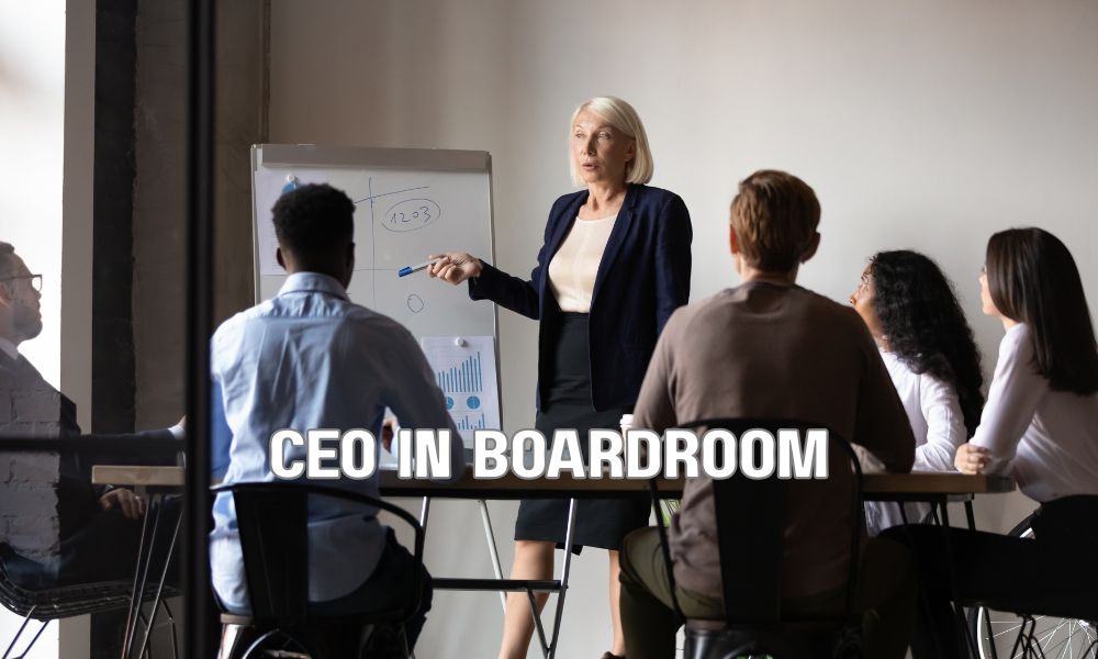 CEO In Boardroom