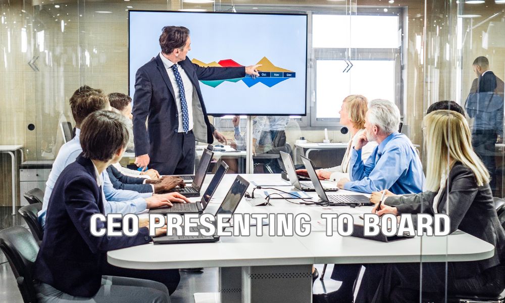 CEO Presenting To Board