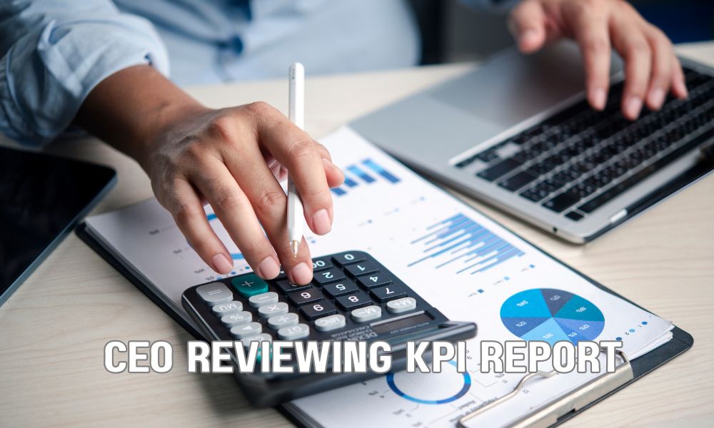 CEO Reviewing KPI Report