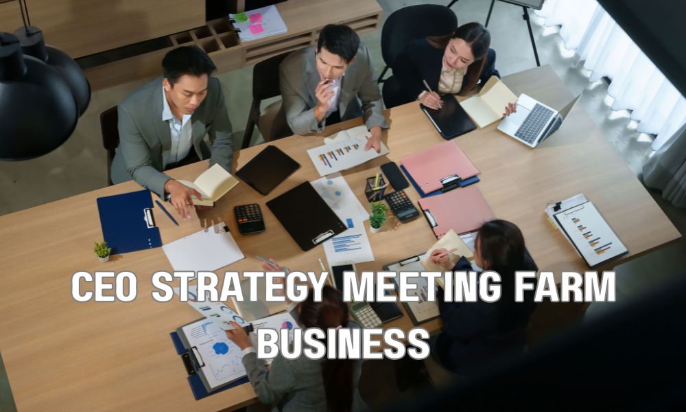 CEO Strategy Meeting Farm Business