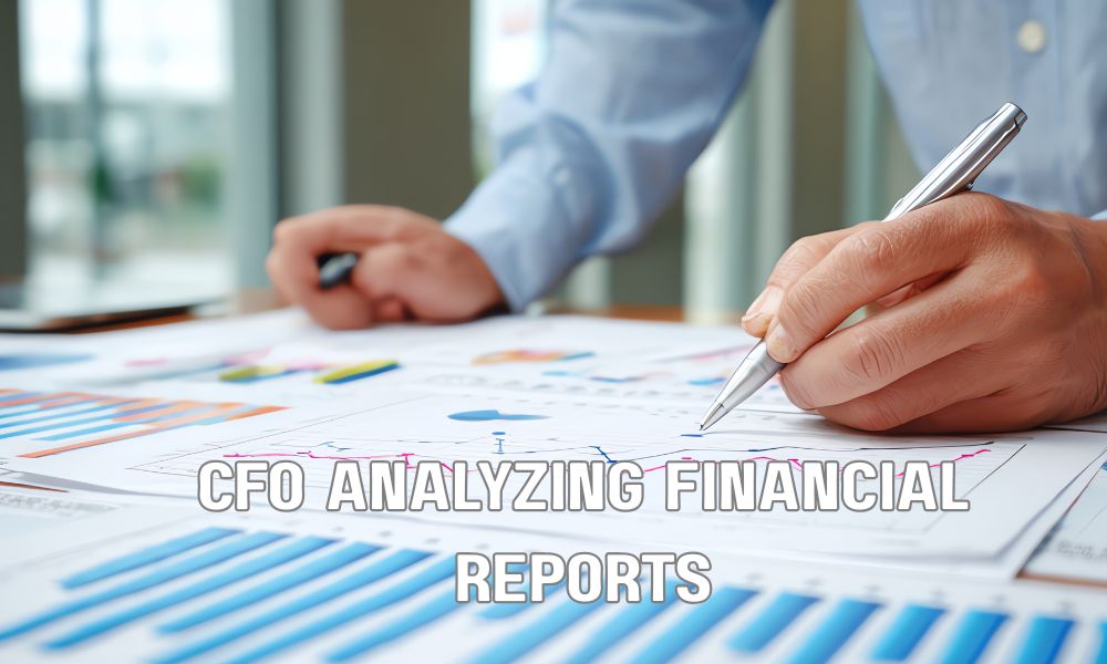 CFO Analyzing Financial Reports