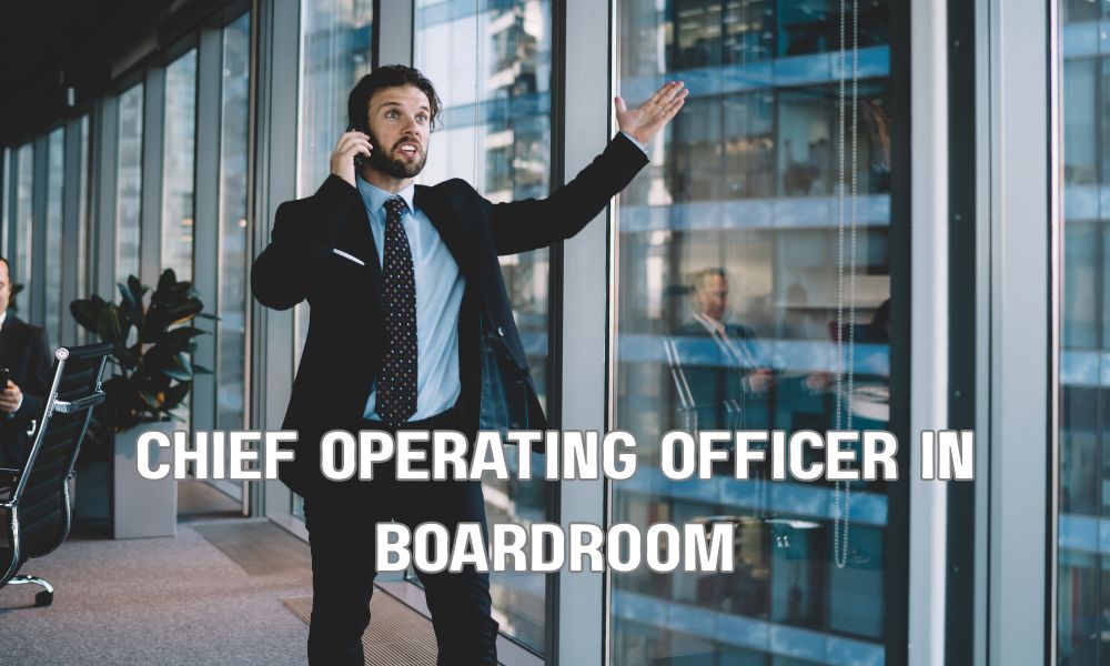 Chief Operating Officer In Boardroom