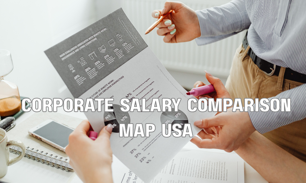 Corporate Salary Comparison Map USA
