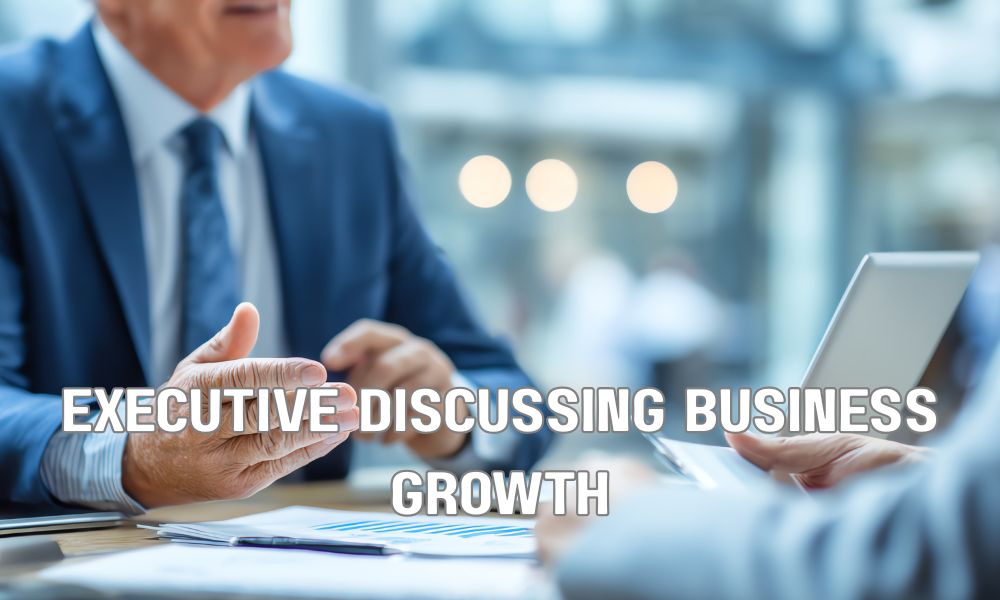 Executive Discussing Business Growth