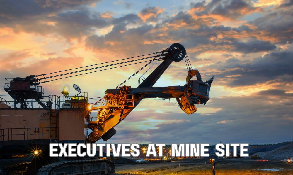 Executives At Mine Site