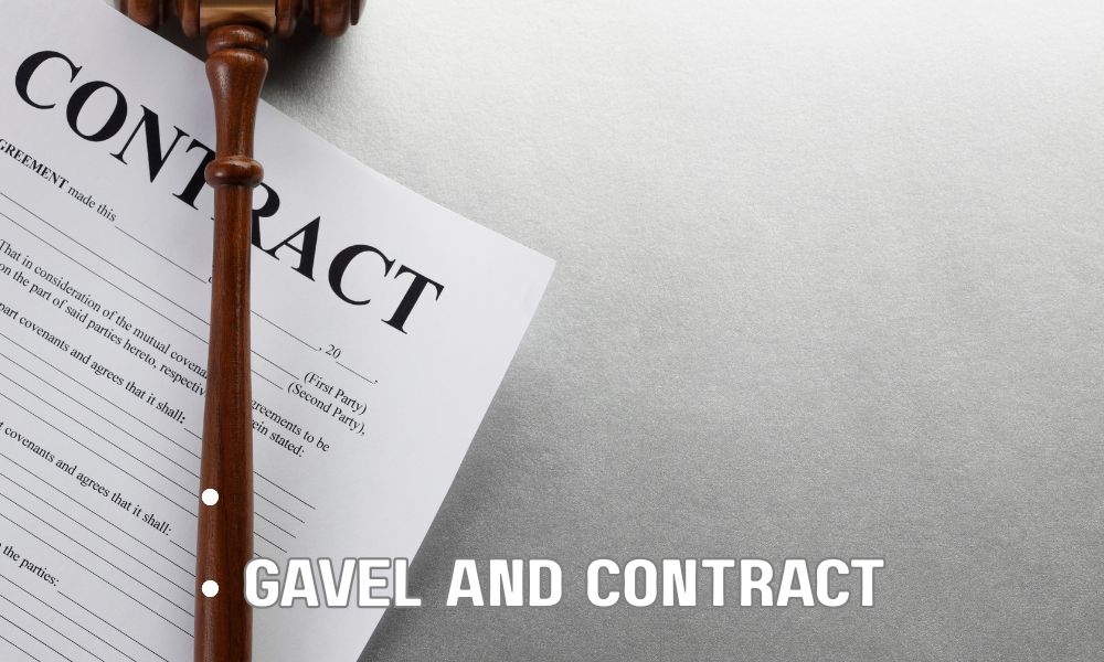 Gavel And Contract