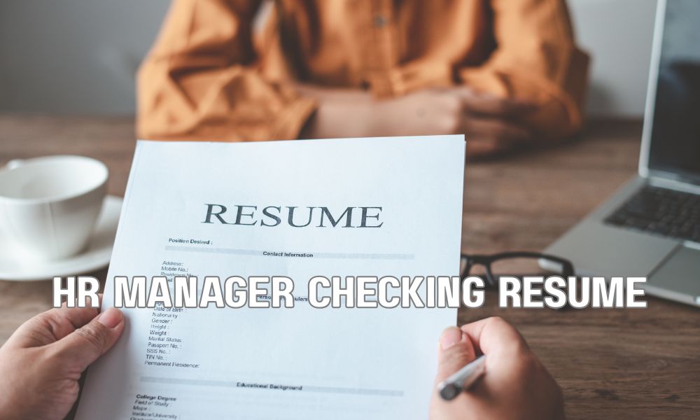 HR Manager Checking Resume