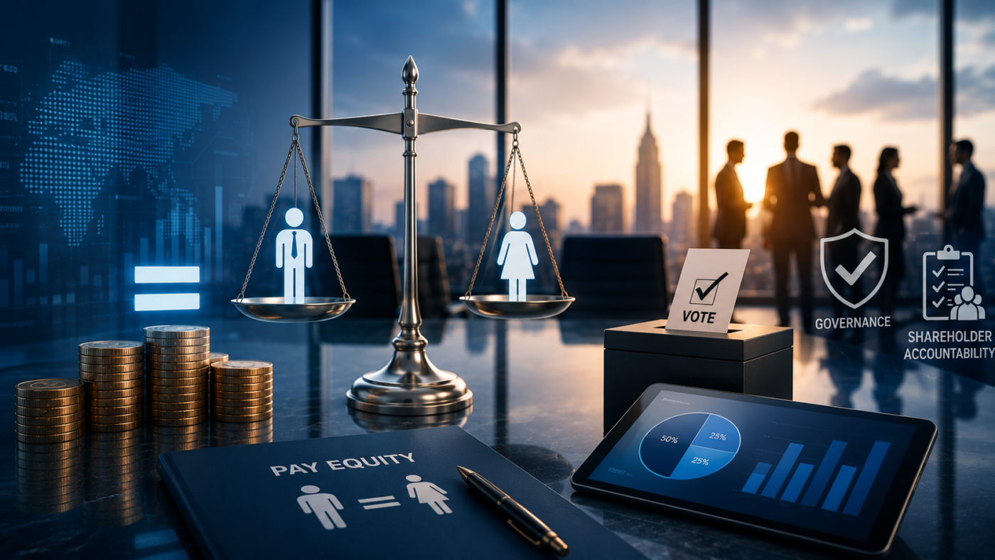 Pay Equity, Governance, and Shareholder Say-on-Pay Developments