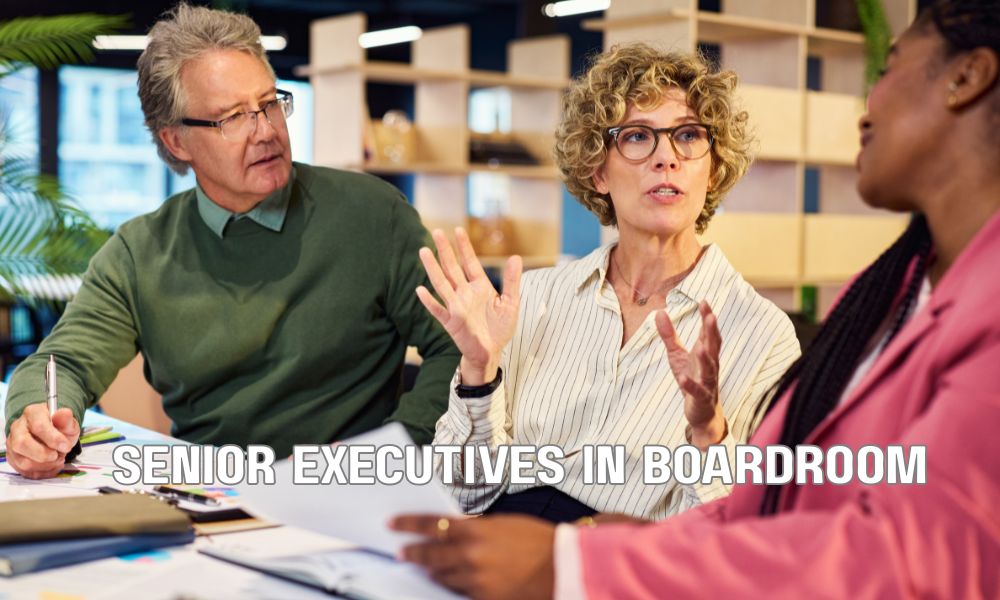 Senior Executives In Boardroom