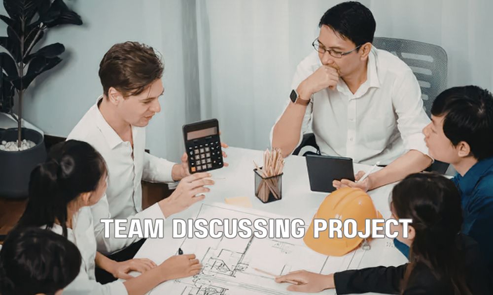 Team Discussing Project