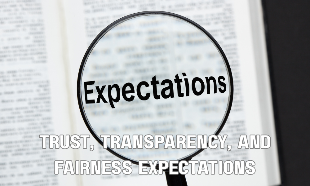 Business professionals discussing a partnership with transparency, trust, and fairness during a corporate meeting.