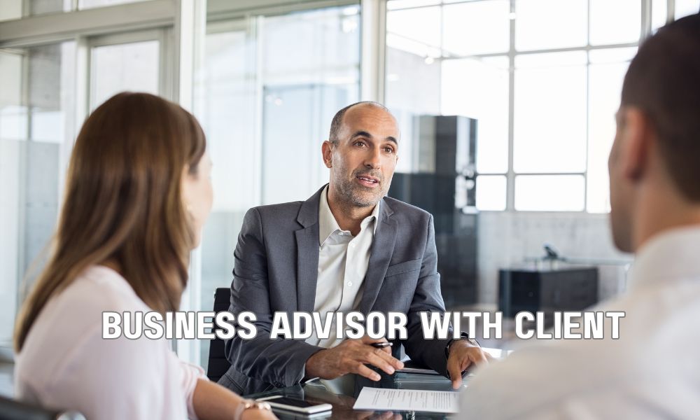 Business Advisor With Client