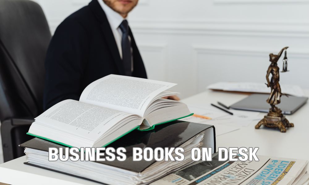 Business Books On Desk