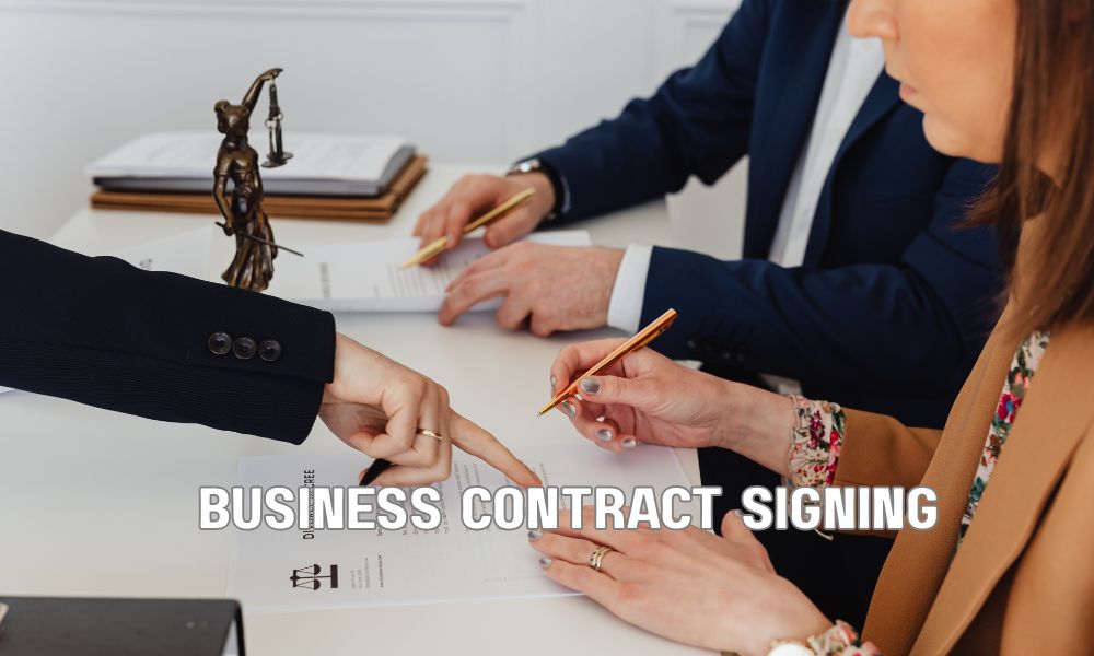 Business Contract Signing 1