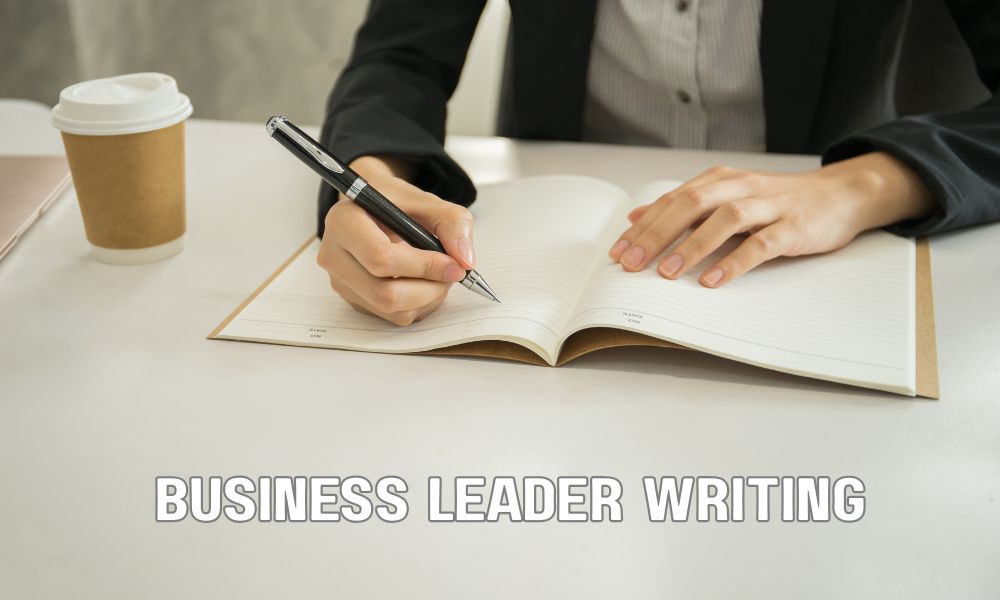 Business Leader Writing