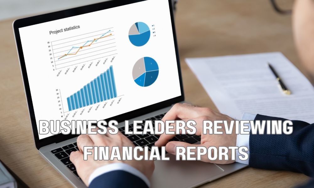 Business Leaders Reviewing Financial Reports