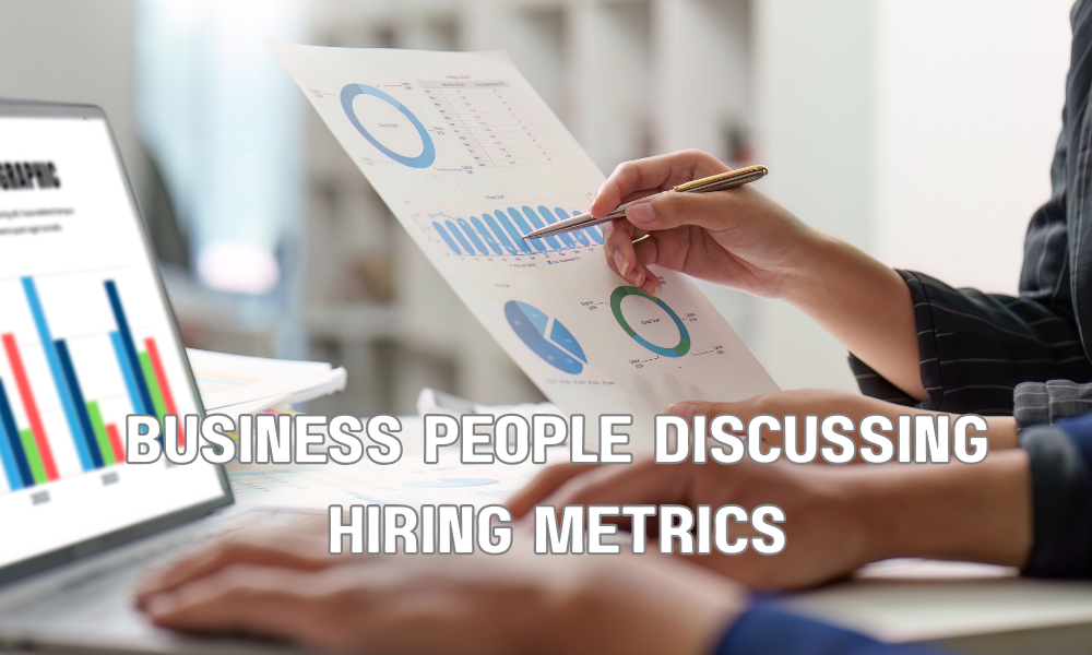 Business People Discussing Hiring Metrics