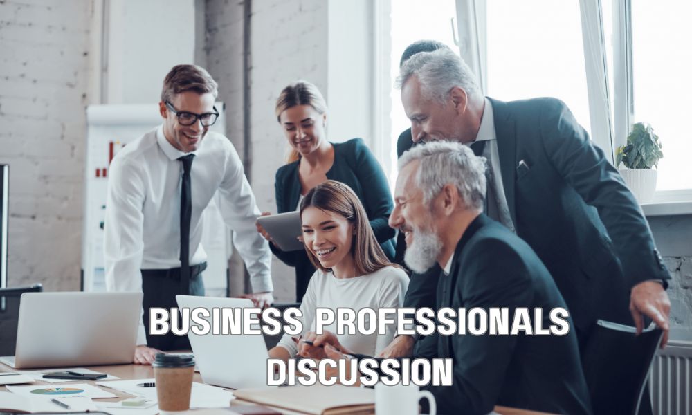 Business Professionals Discussion