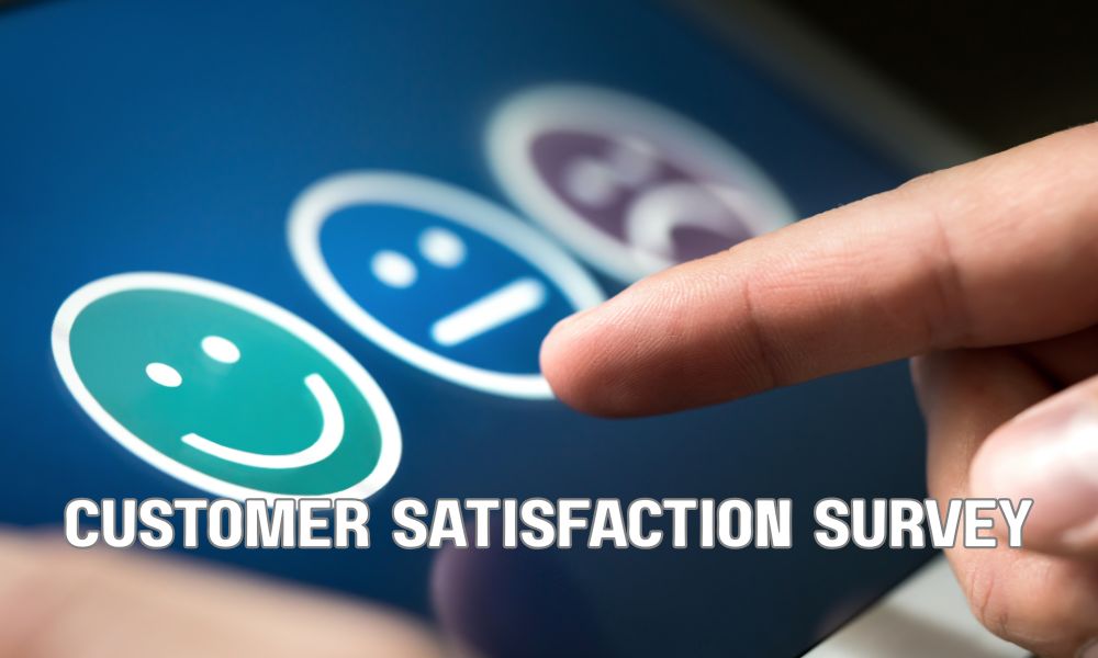 Customer leaving a five-star online review to help a business build trust and credibility.