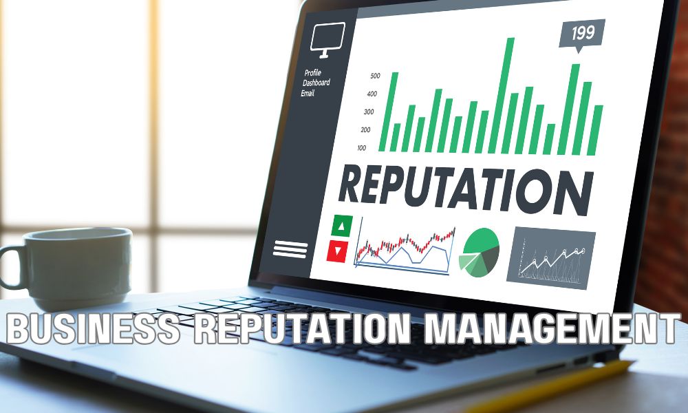 Business leaders discussing employer reputation management to improve executive recruitment outcomes.