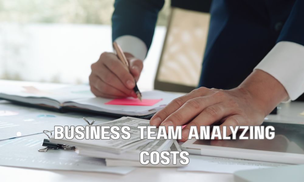 Business Team Analyzing Costs