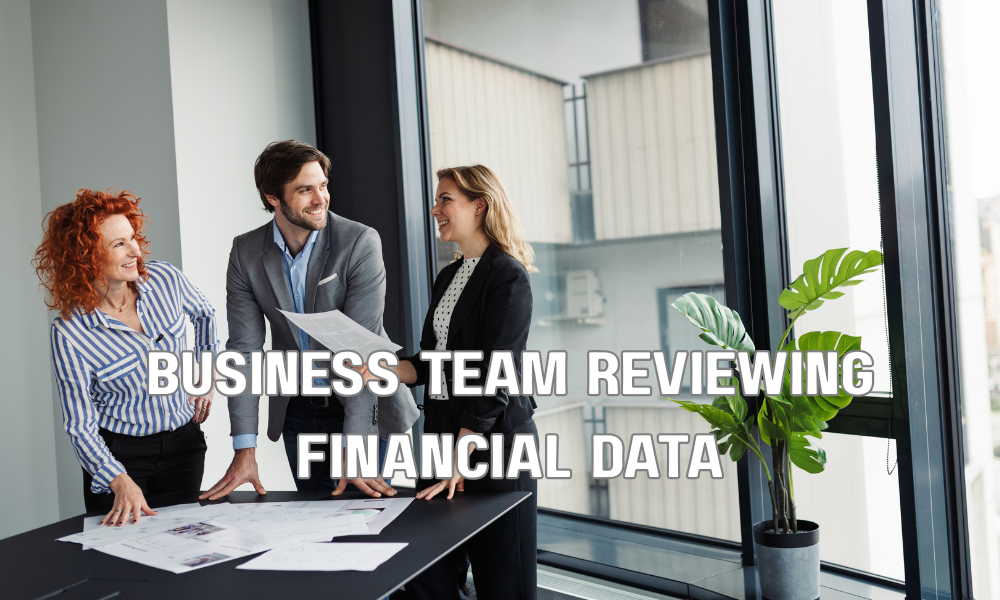 Business Team Reviewing Financial Data