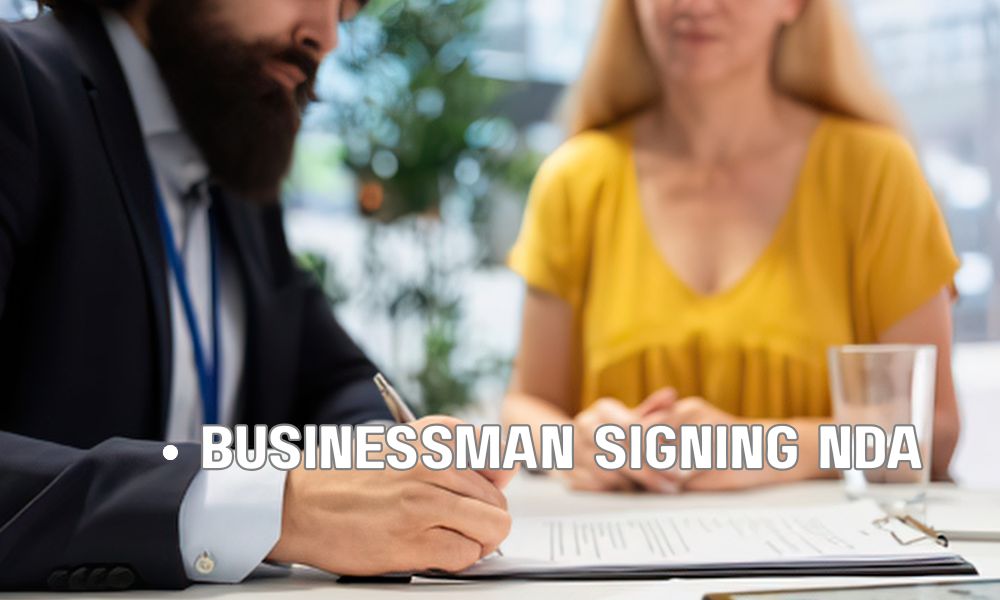 Businessman Signing NDA