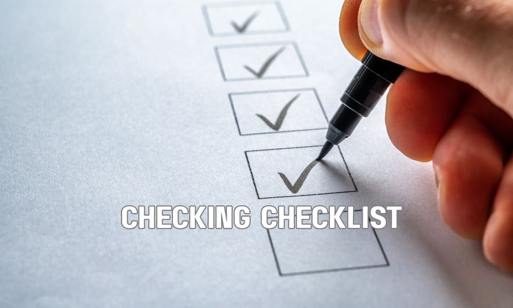 Checking Checklist