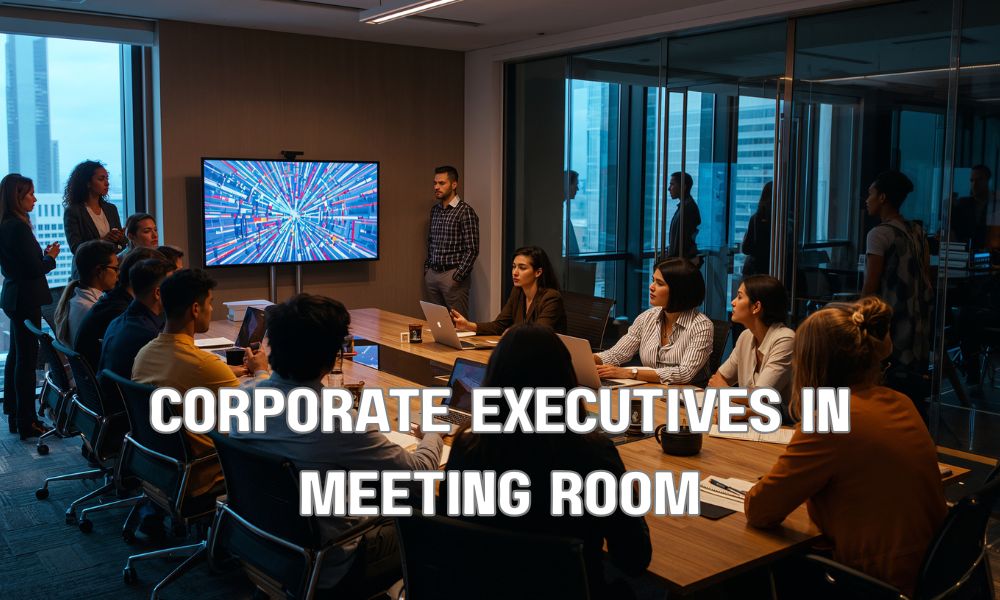 Corporate Executives In Meeting Room