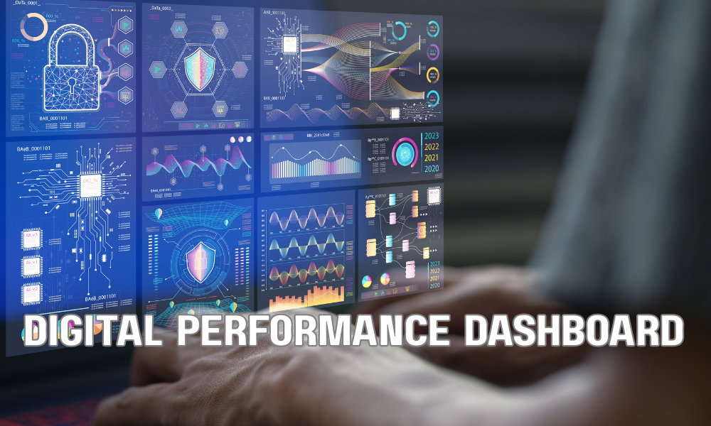 Business professionals analyzing performance metrics dashboard to measure accuracy, speed, and return on investment (ROI).