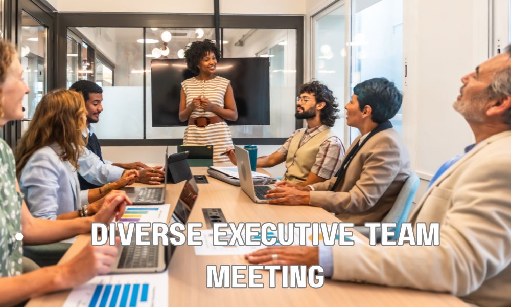 Diverse Executive Team Meeting