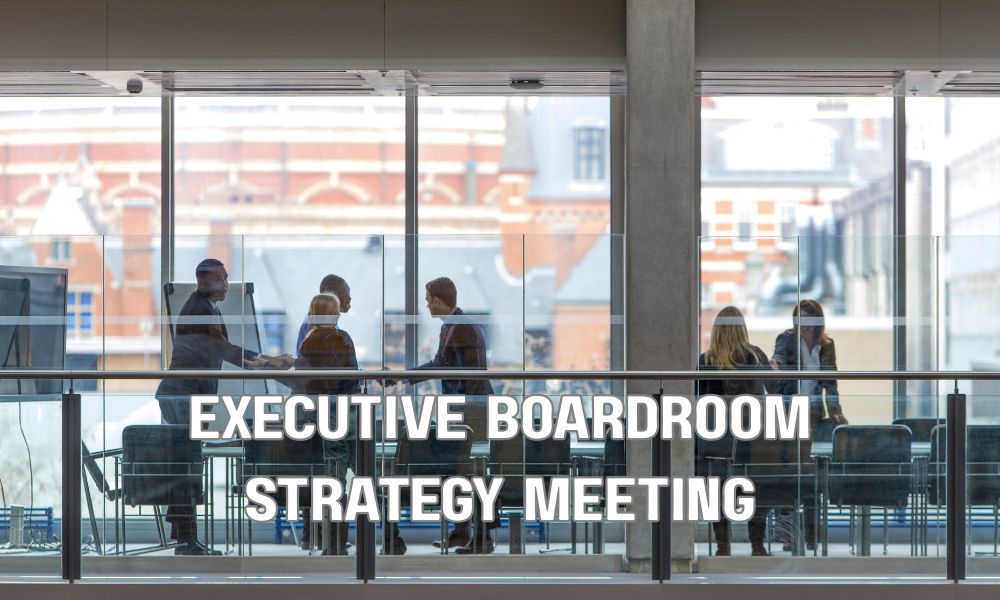 Executive Boardroom Strategy Meeting 1