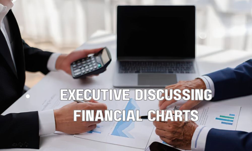 Executive Discussing Financial Charts