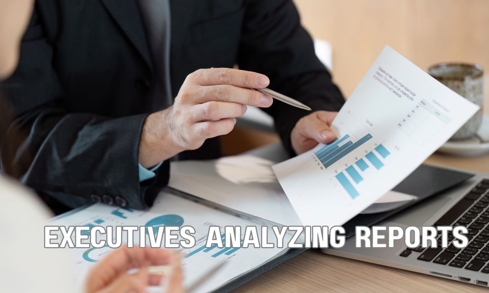 Executives Analyzing Reports